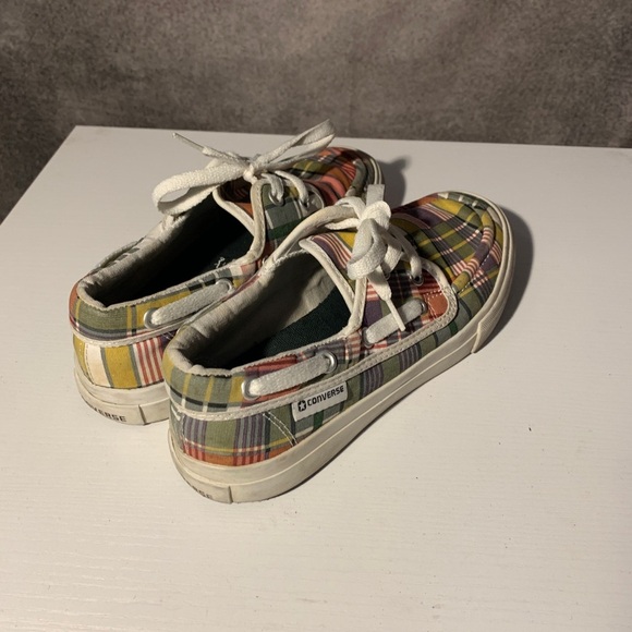 Converse All Star Lace Up Fashion Sneakers  Multicolor plaid  Women Shoes 6.5 - Picture 3 of 7